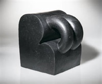 Black pottery work | 黒陶作品, 1978